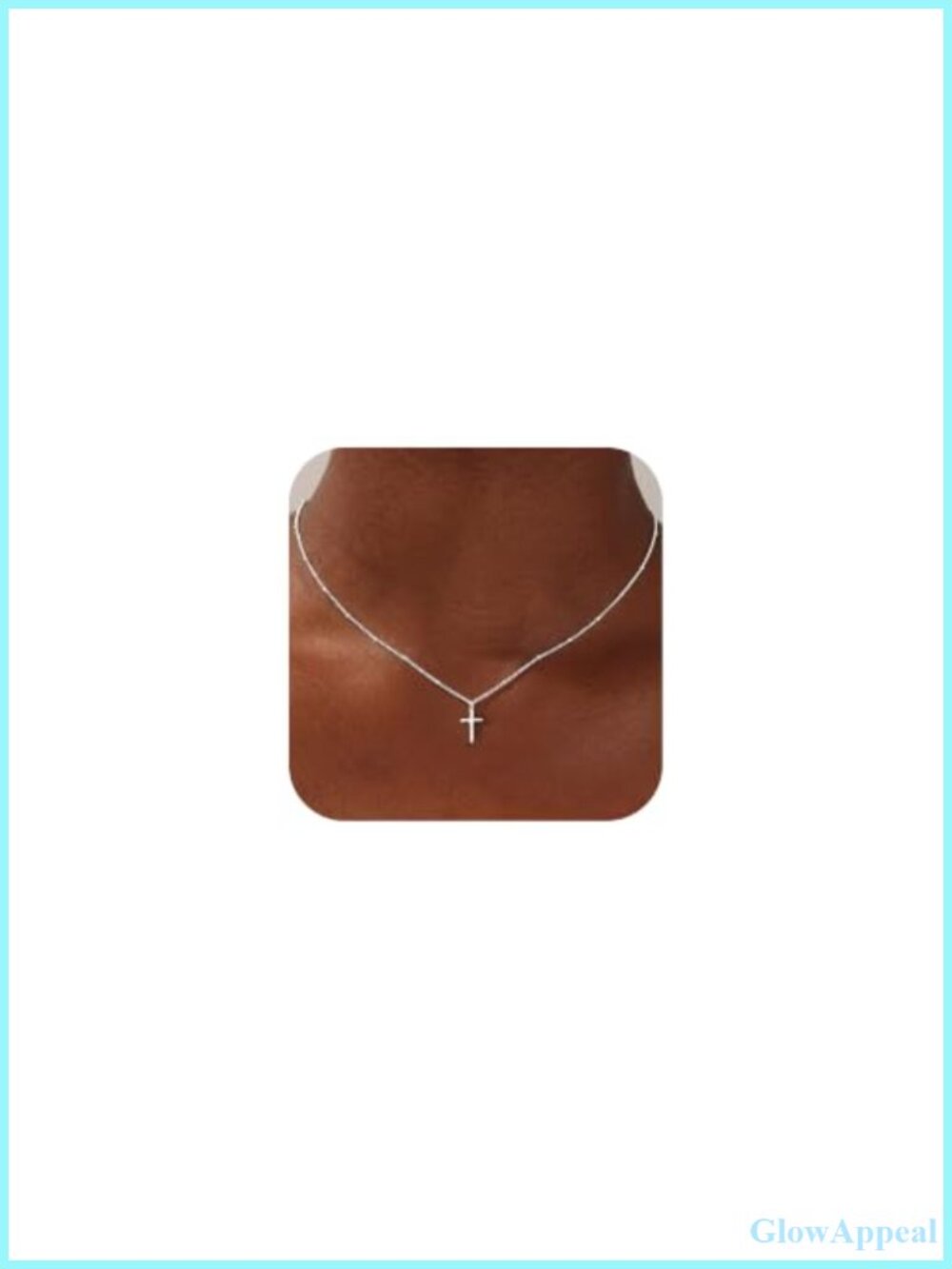 925 Sterling Silver Cross Pendant Necklace Dainty Minimalist Everyday